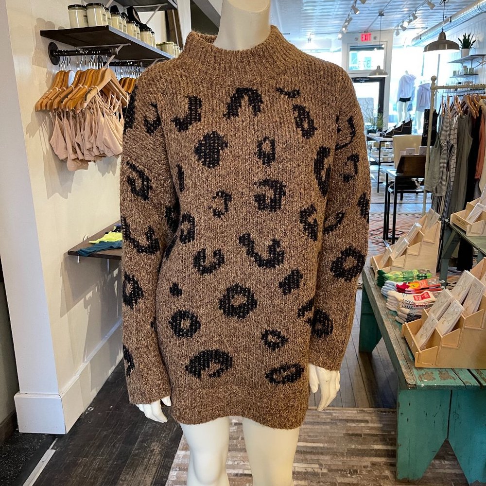 Oversized Leopard Sweater